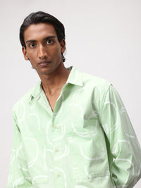 ether Abstract Printed Casual Shirt