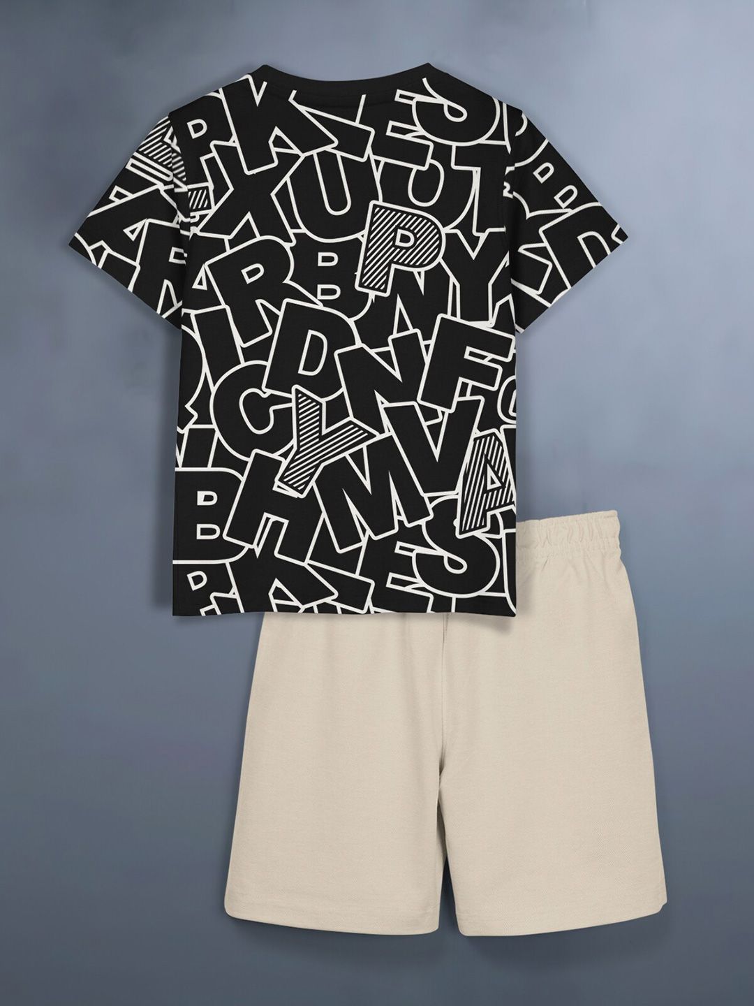 HELLCAT Boys Pack Of 2 Printed T-shirt with Shorts