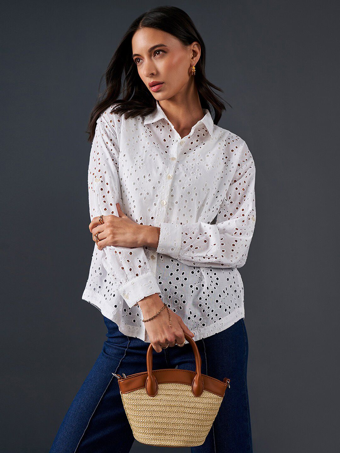 AND Cotton Shirt Style Top