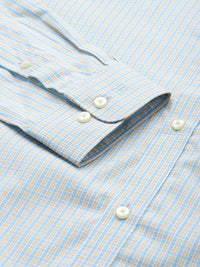 Raymond Pure Cotton Slim Fit Checked Formal Shirt