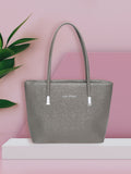 Lino Perros Grey Solid Shoulder Bag