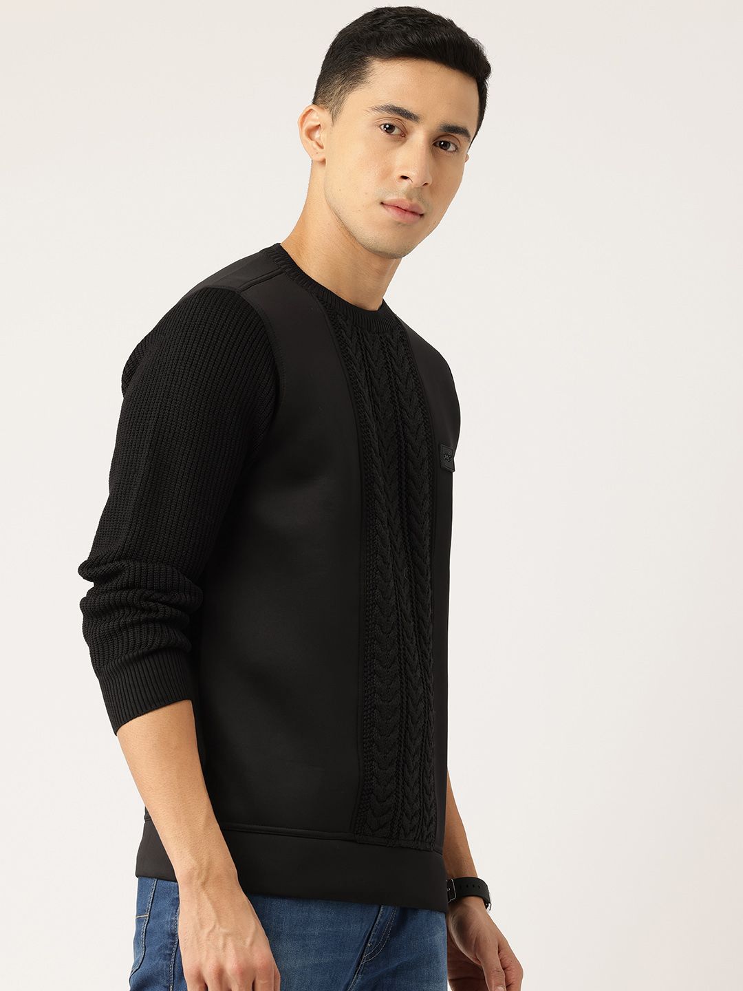 Monte Carlo Cable Knit Detail Sweatshirt