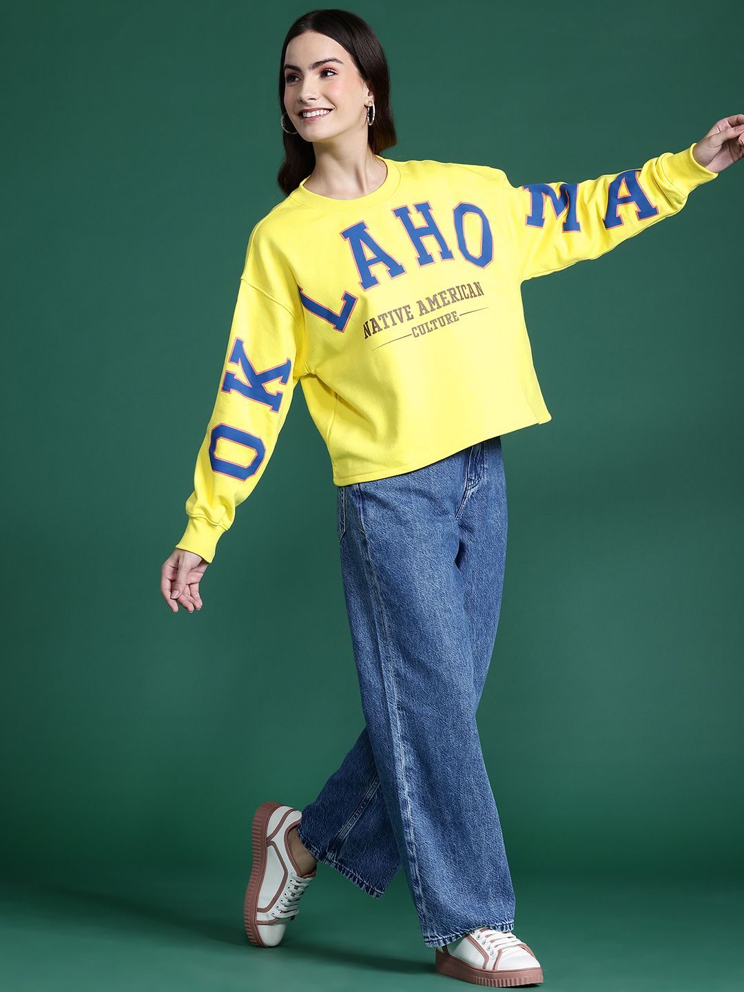 DressBerry Printed Sweatshirt