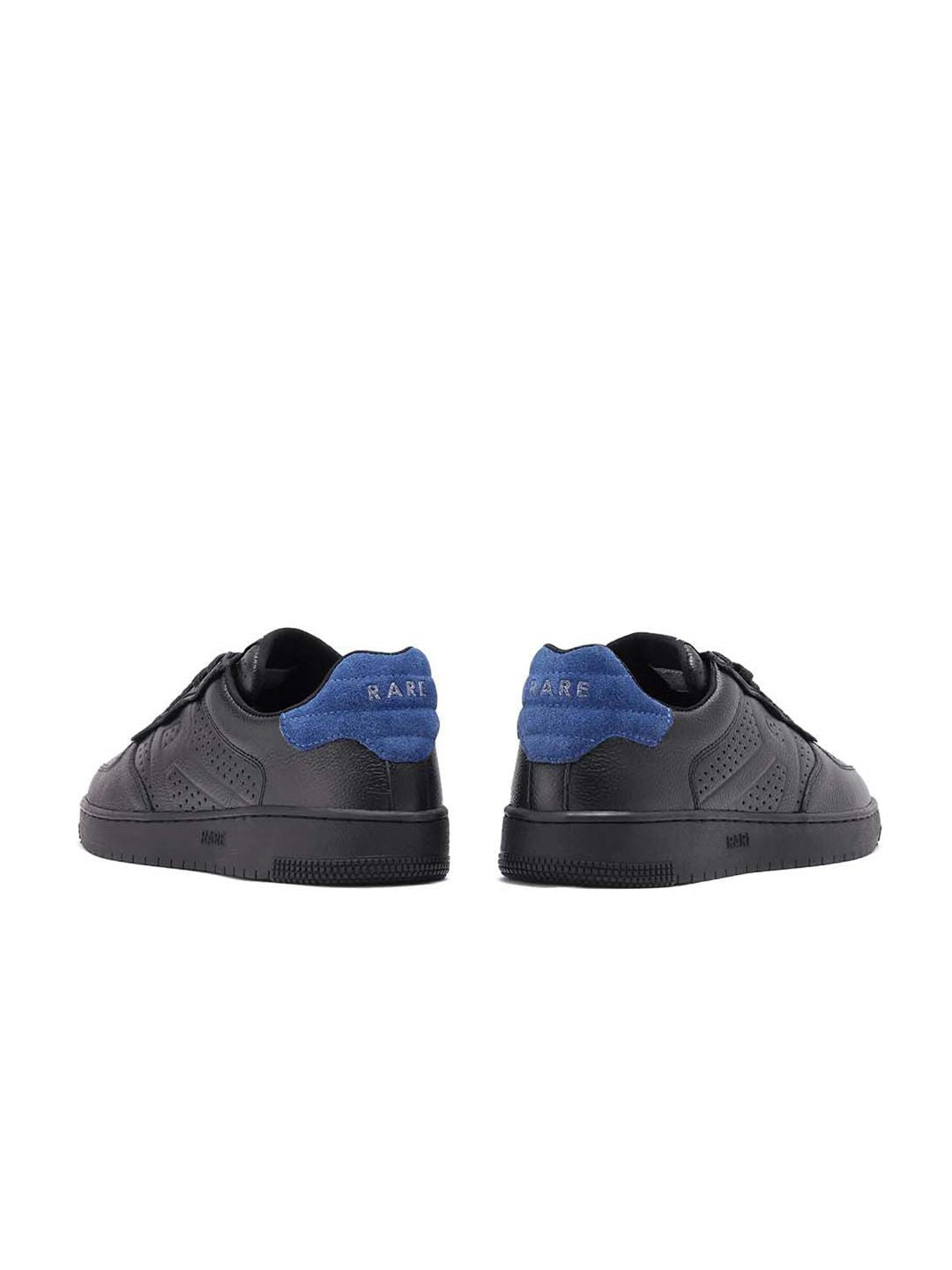 RARE RABBIT Men Perforations Round Toe Leather Sneakers