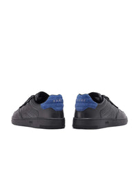 RARE RABBIT Men Perforations Round Toe Leather Sneakers