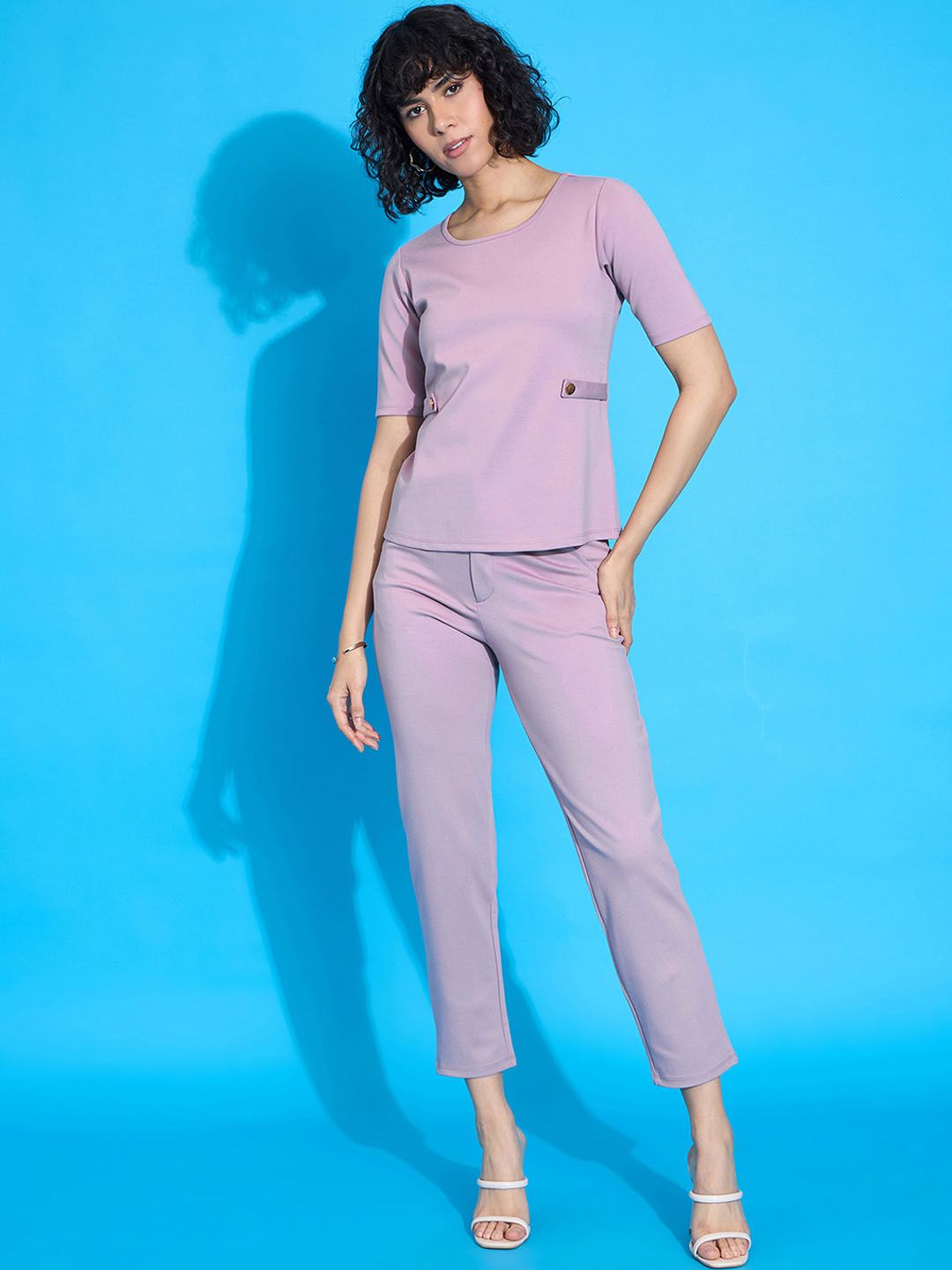 SASSAFRAS worklyf Short Sleeves Top With Trouser