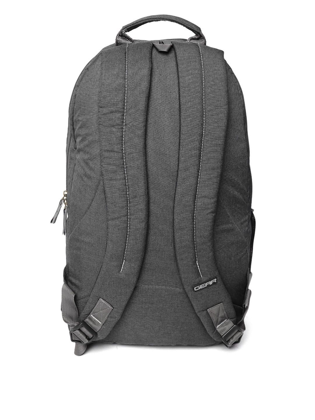 Gear Unisex Charcoal Grey Solid Backpack