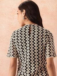 all about you Geometric Midi Dress