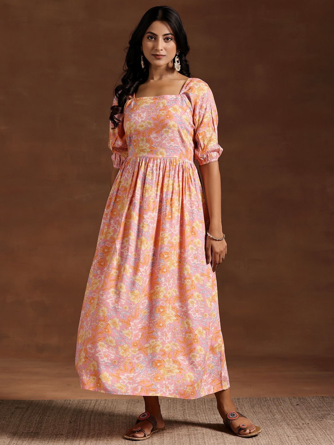 Libas Floral Printed Maxi Dress