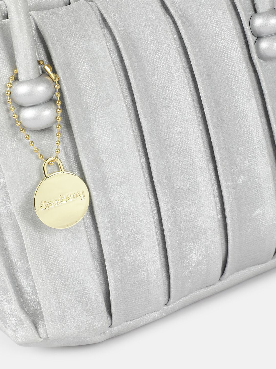 DressBerry Textured Structured Handheld Bag