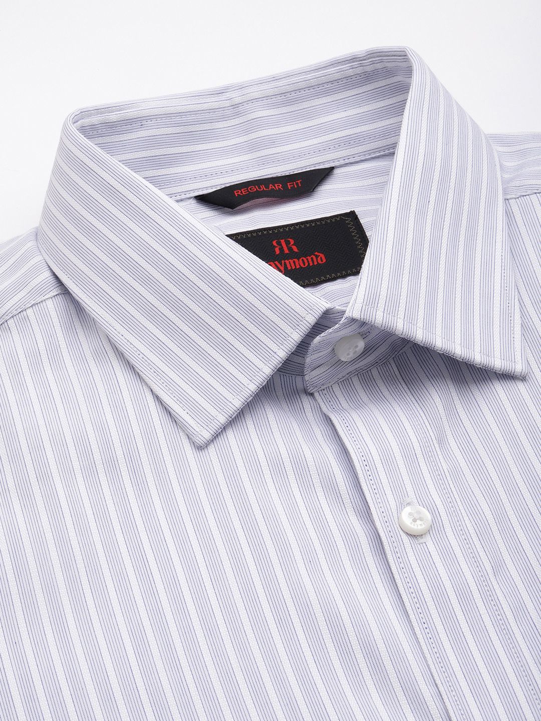 Raymond Pure Cotton Striped Formal Shirt