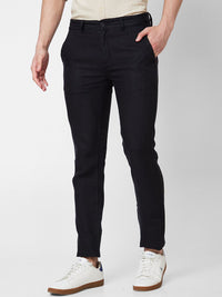 SPYKAR Men Linen Regular Fit Trousers