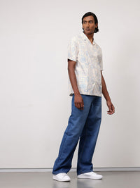 ether Men Comfort Fit Pure Cotton Printed Casual Shirt