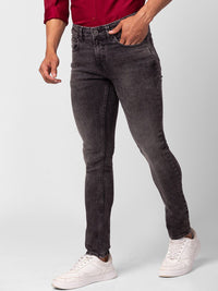 SPYKAR Men Slim Fit Low-Rise Heavy Fade Stretchable Cotton Jeans