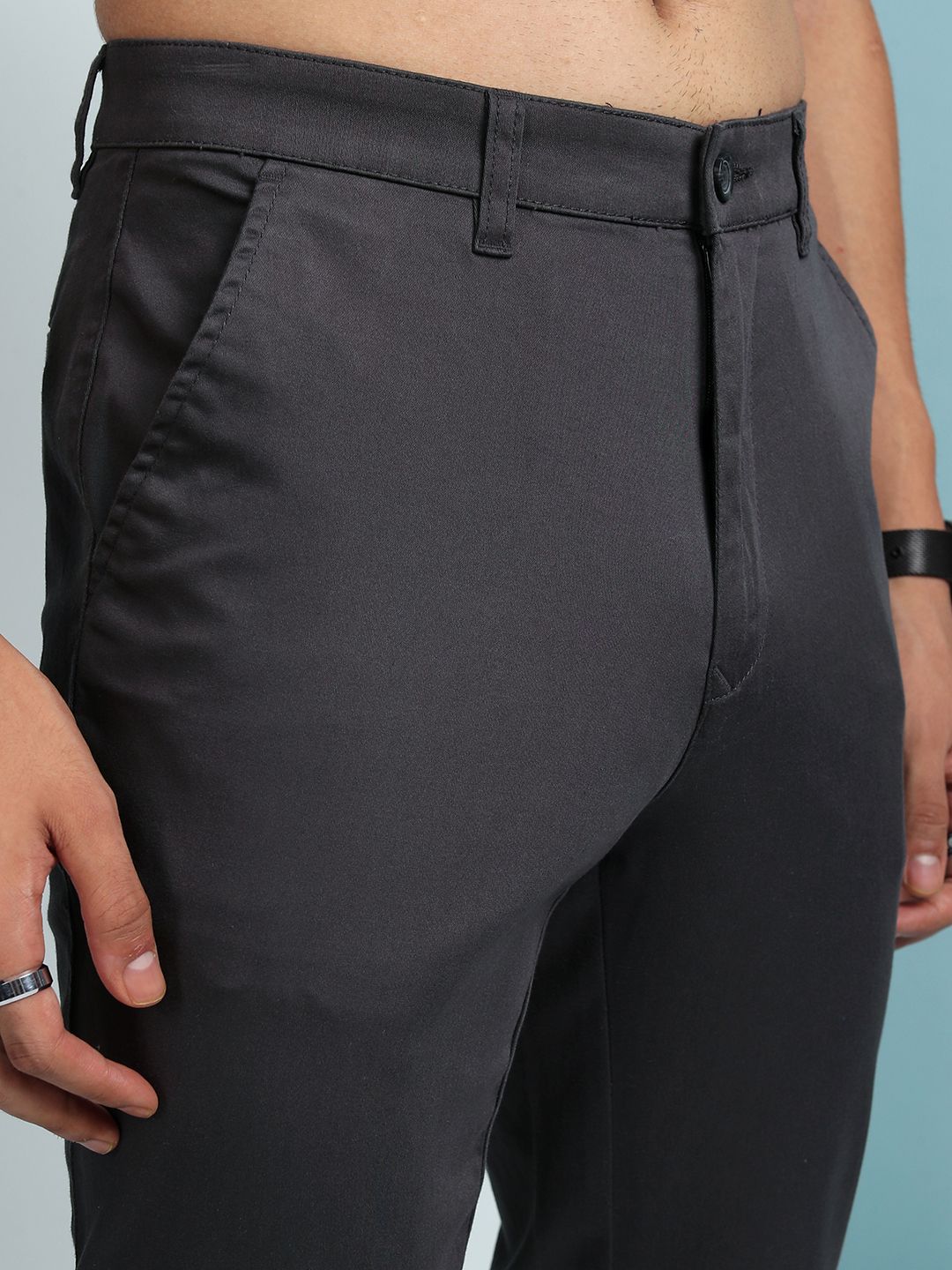 HIGHLANDER Premium Satin Chino Trousers