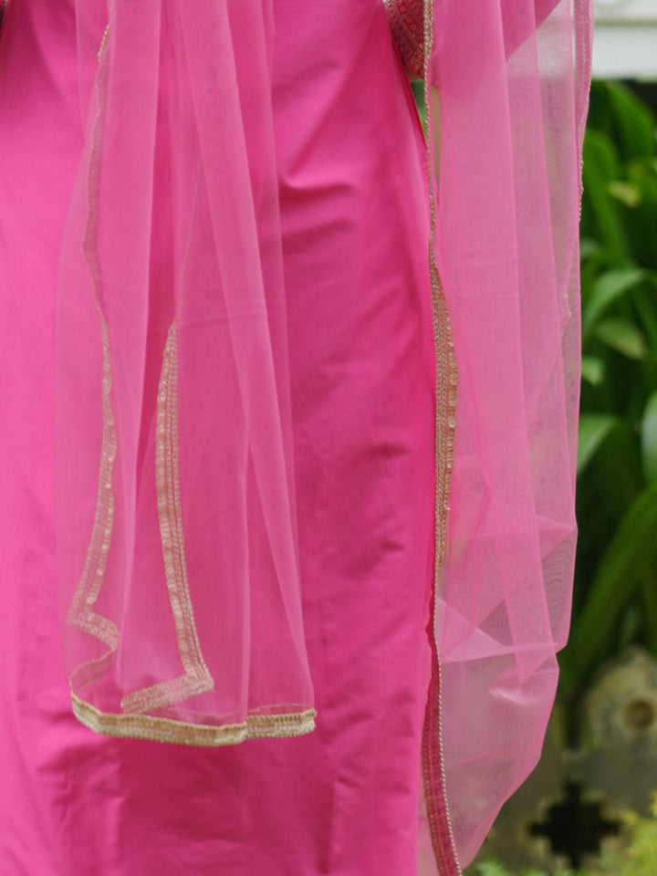 Indo Era Women Embroidered Regular Kurta with Trousers & With Dupatta