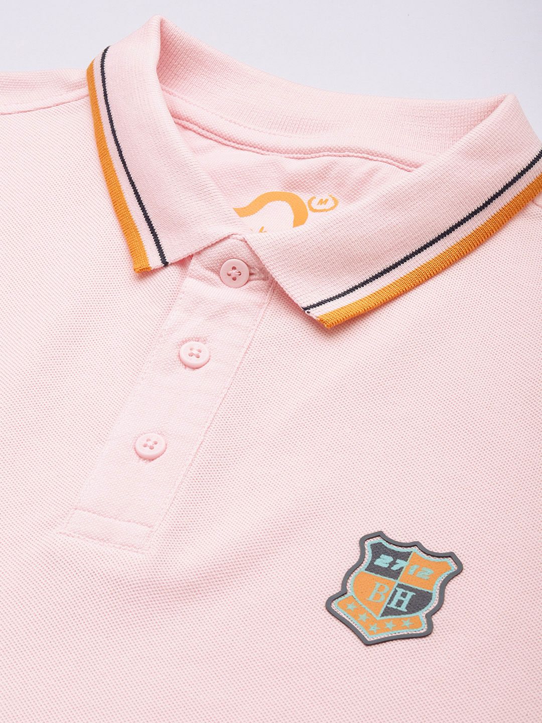 Being Human Polo Collar Pure Cotton T-shirt