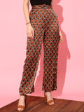 STREET 9 Women Printed Flared Trousers