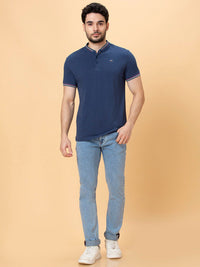 Being Human Henley Neck Casual T-shirt