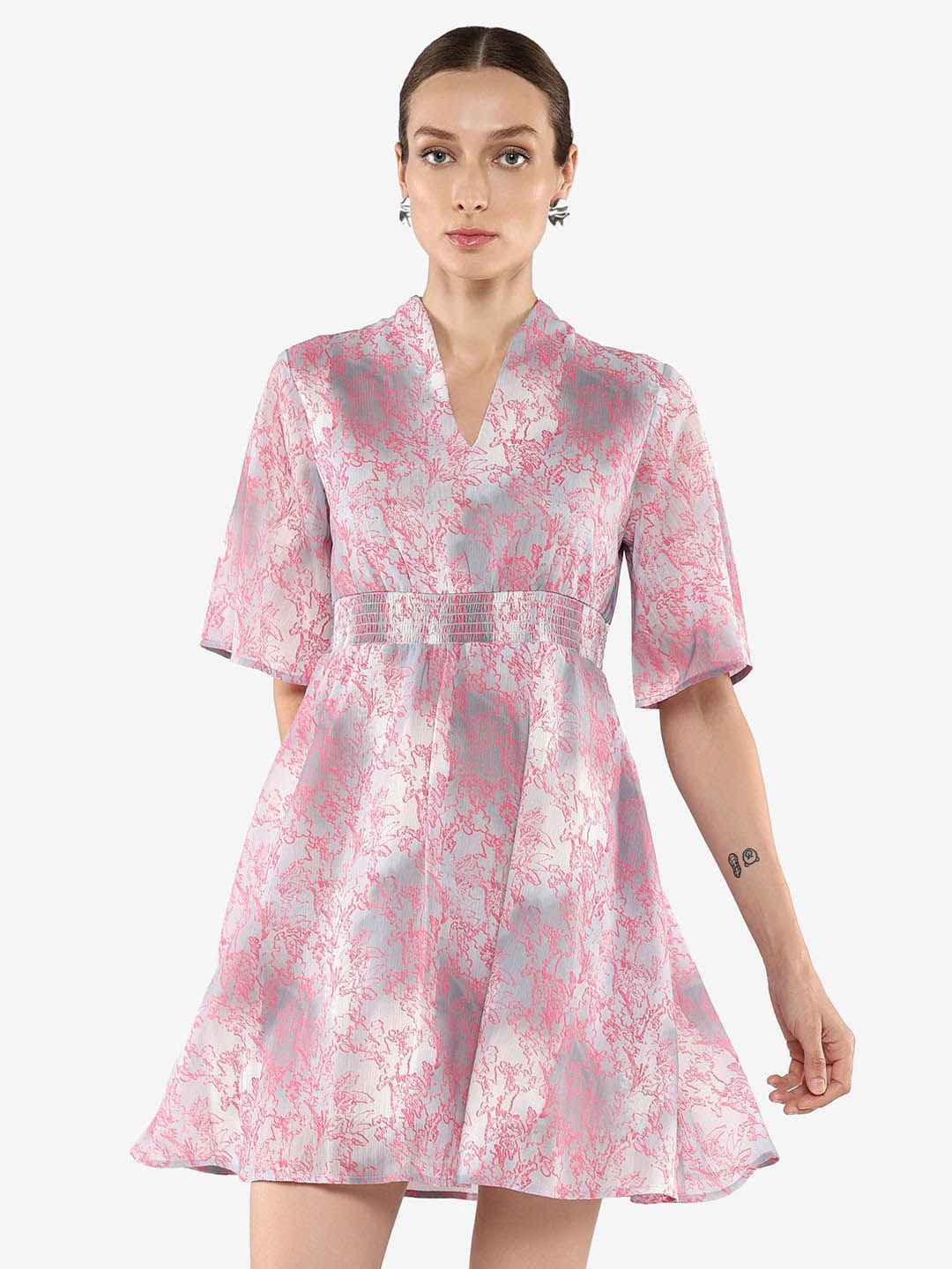 Rareism Fit & Flare Mini Dress Fit & Flare