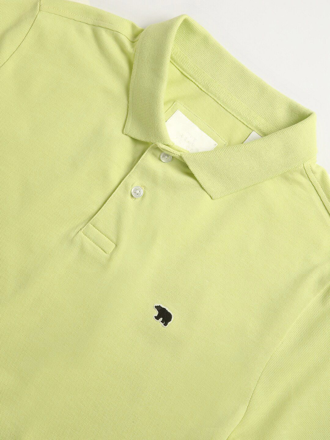 THE BEAR HOUSE Polo Collar Slim Fit Cotton T-shirt