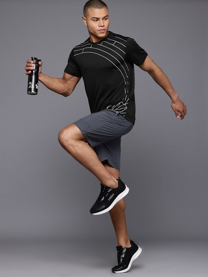 HRX by Hrithik Roshan Printed Antimicrobial Running T-shirt