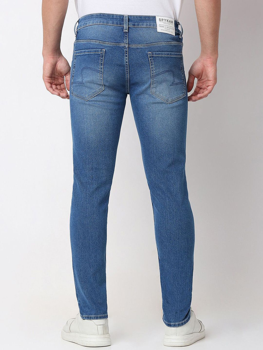 SPYKAR Men Cotton Mid-Rise Low-Rise Stretchable Jeans