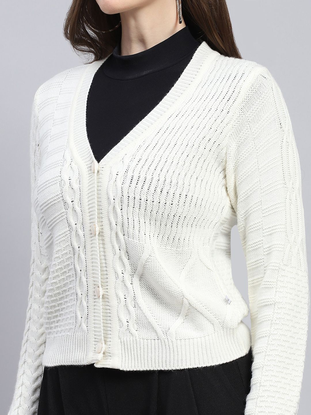 Monte Carlo Cable Knit Cardigan Sweaters