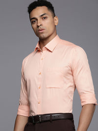 Raymond Men Pure Cotton Slim Fit Opaque Formal Shirt