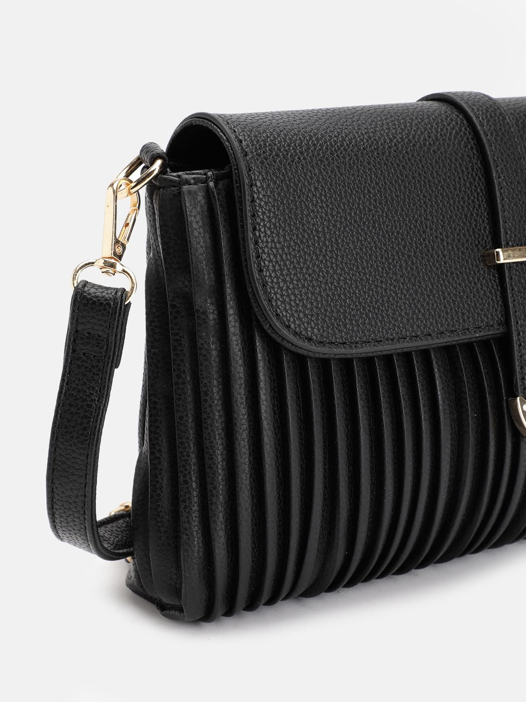 DressBerry Textured Structured Sling Bag