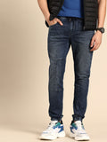 Being Human Men Heavy Fade Stretchable Joggers
