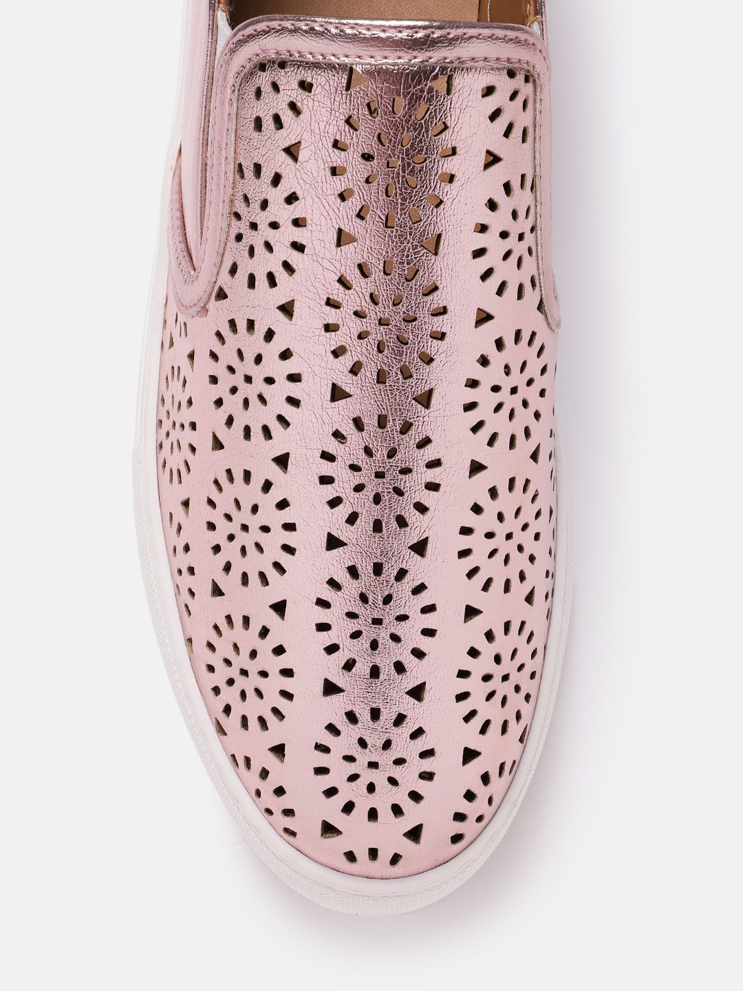 DressBerry Women Cut Work Slip-On Sneakers