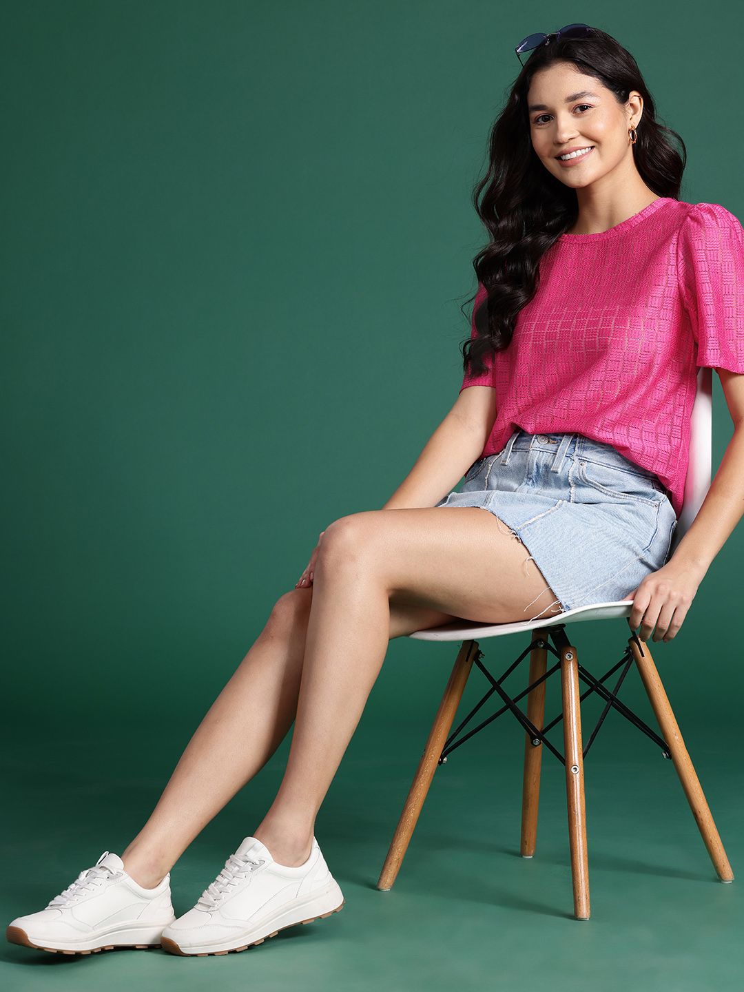 DressBerry Self-Designed Lace Inserted Top