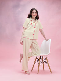 DressBerry Embroidered Pyjama Set