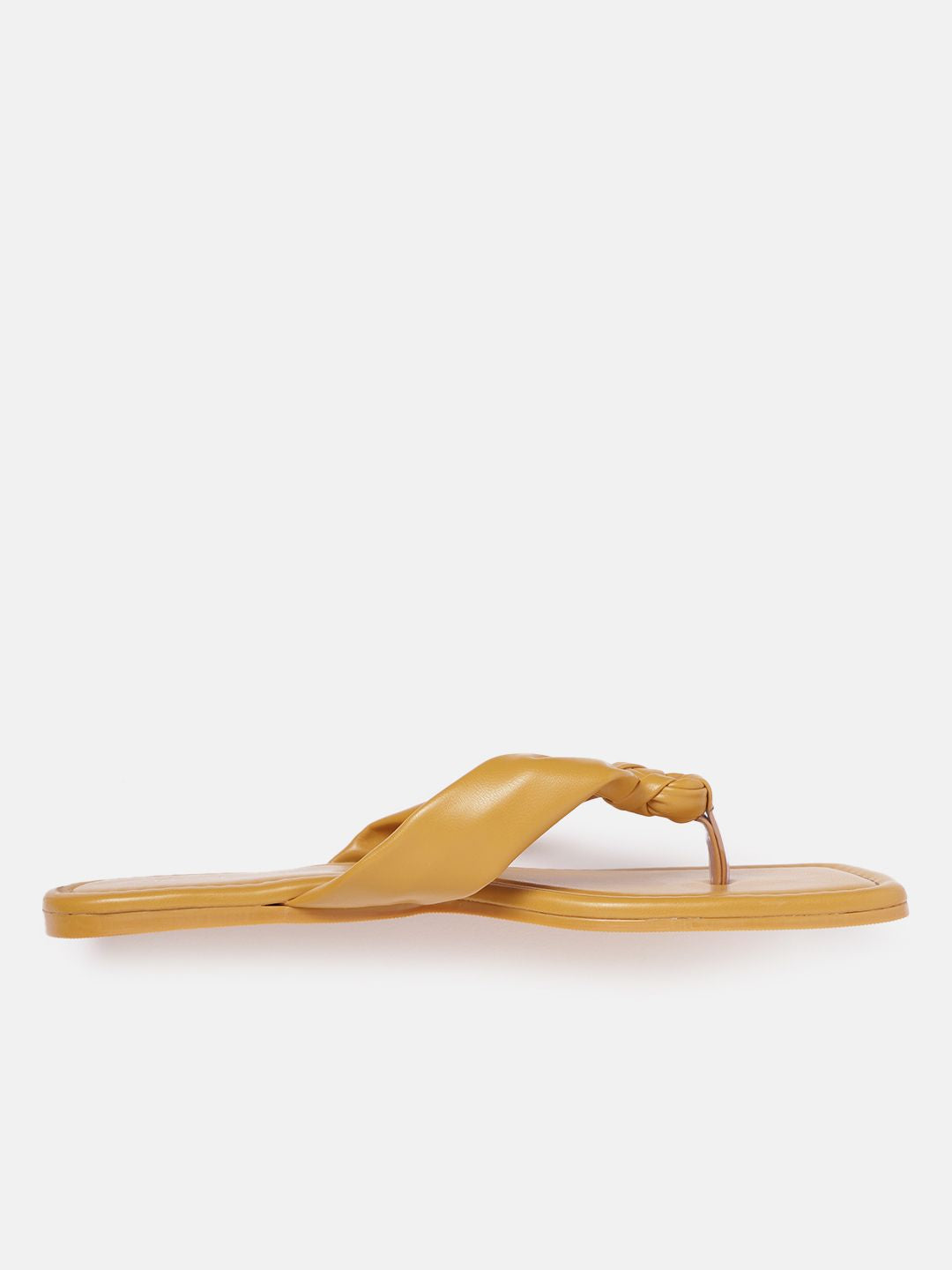 DressBerry Women Knot Detail Open Toe Flats