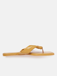 DressBerry Women Knot Detail Open Toe Flats