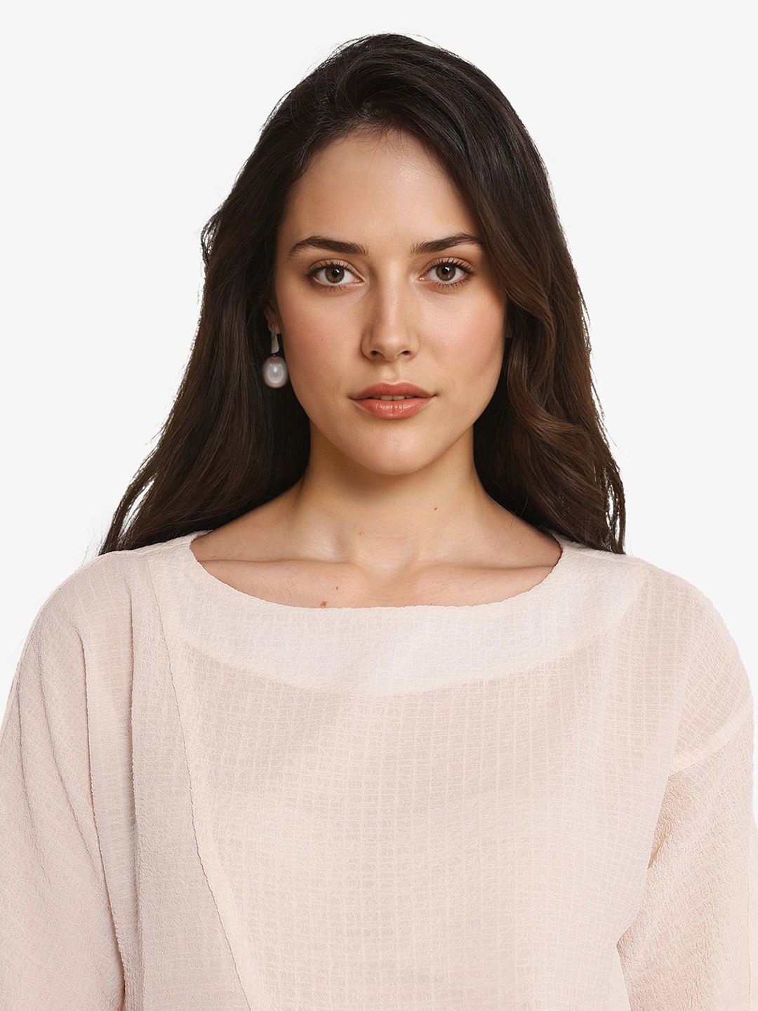 RAREISM Round Neck Cotton Top