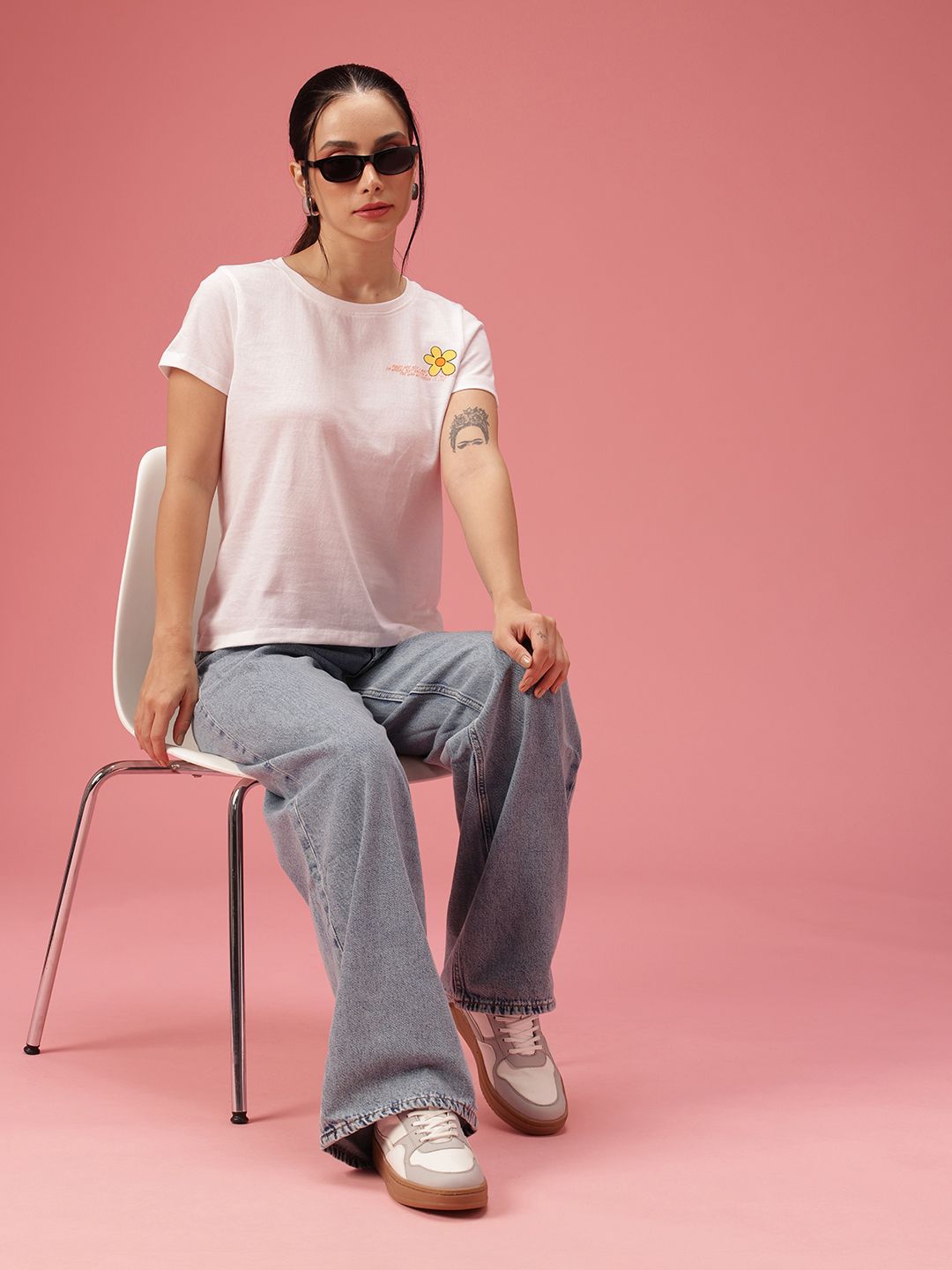 DressBerry Typography Printed T-shirt