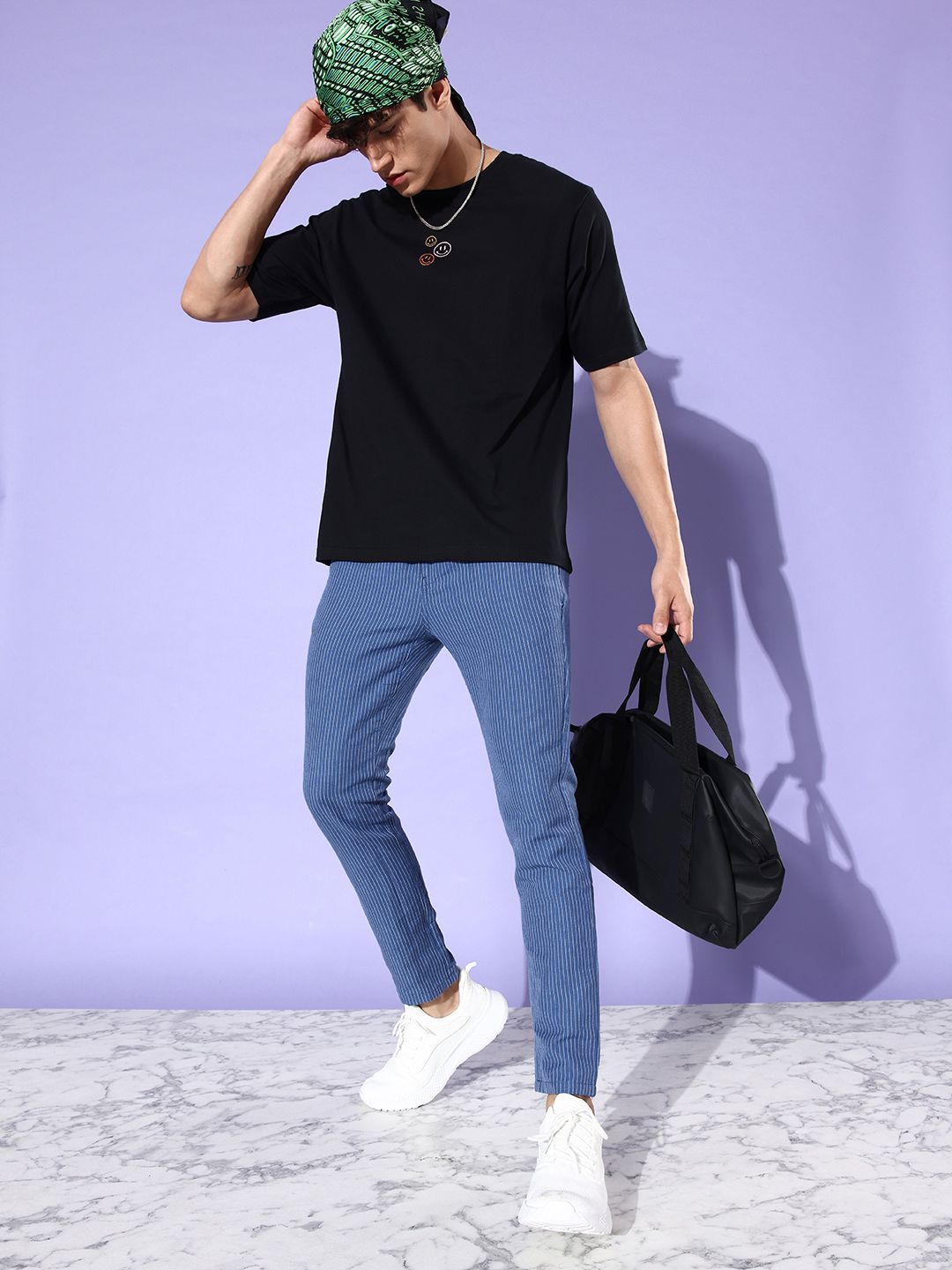 Difference of Opinion Printed Cotton Oversized T-shirt