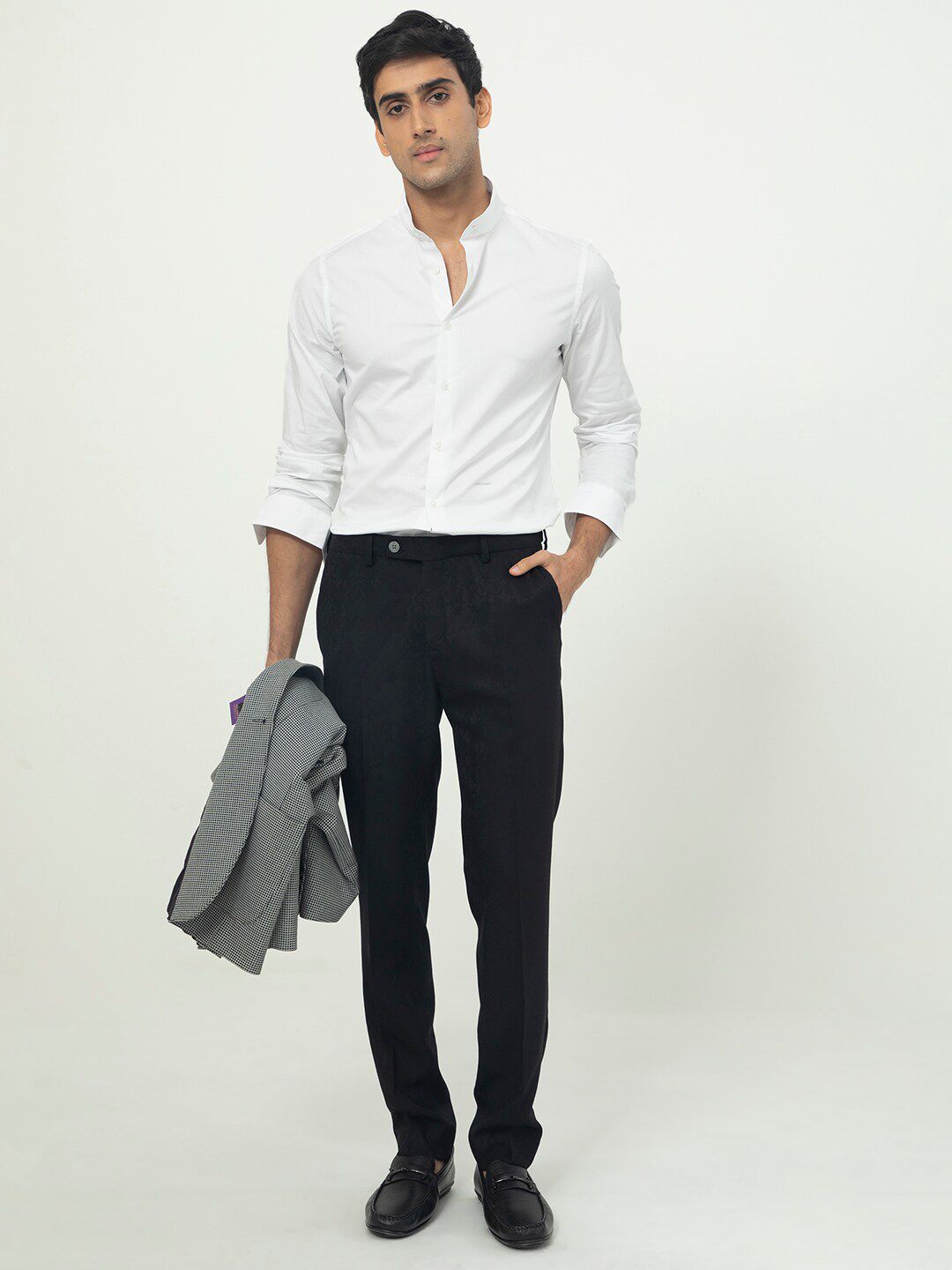 RARE RABBIT Men Coxx Slim Fit Opaque Shirt