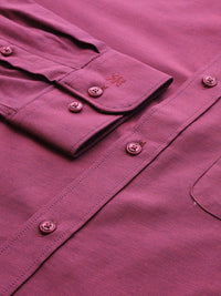 Raymond Men Pink Slim Fit Opaque Formal Shirt