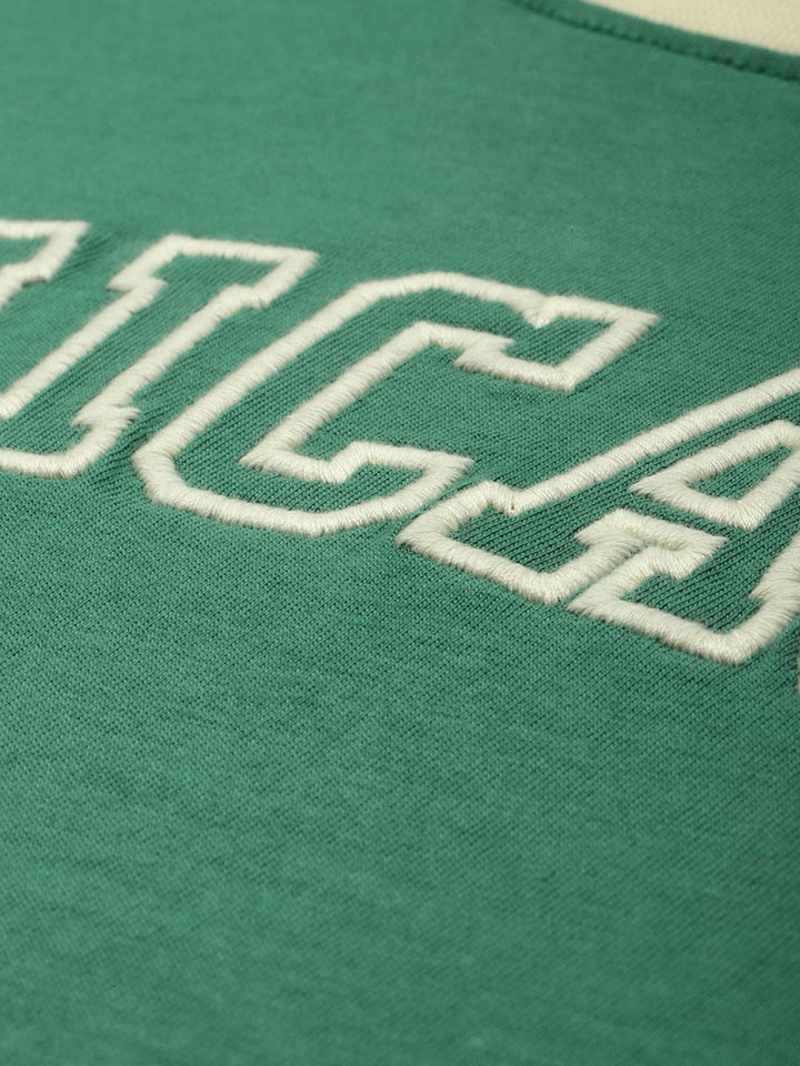 DILLINGER Women Regular Fit Short Sleeve Embroidery Tshirt