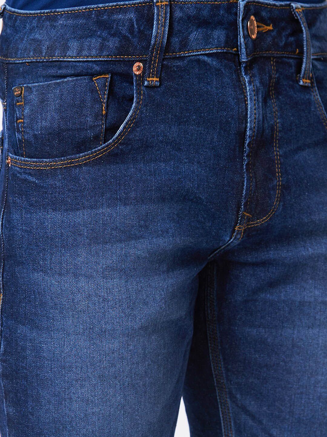 SPYKAR Men Mid Rise Heavy Fade Jeans