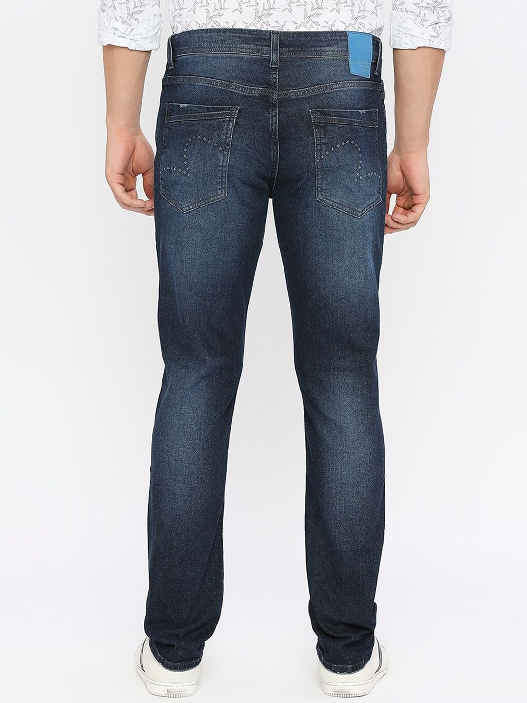 SPYKAR Men Kano Slim Fit Low-Rise Light Fade Stretchable Clean Look Jeans