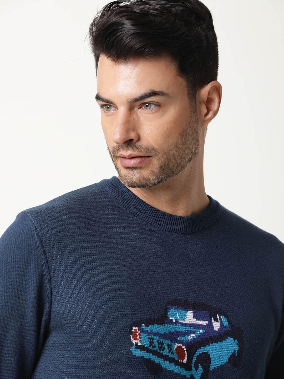 RARE RABBIT Men Carr Slim Fit Sweatshirt