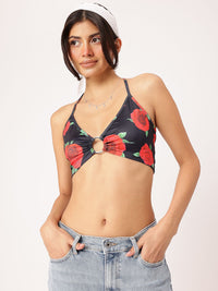 DressBerry Floral Frenzy Printed Bralette