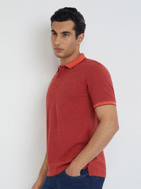 Raymond Pure Cotton Modern Fit Polo Collar T-shirt