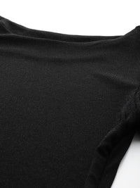 DressBerry Shimmer Finish Ruched Detail Puff Sleeve Mini Dress