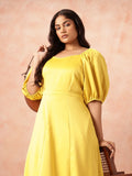 all about you Plus Size Fit & Flare Maxi Dress