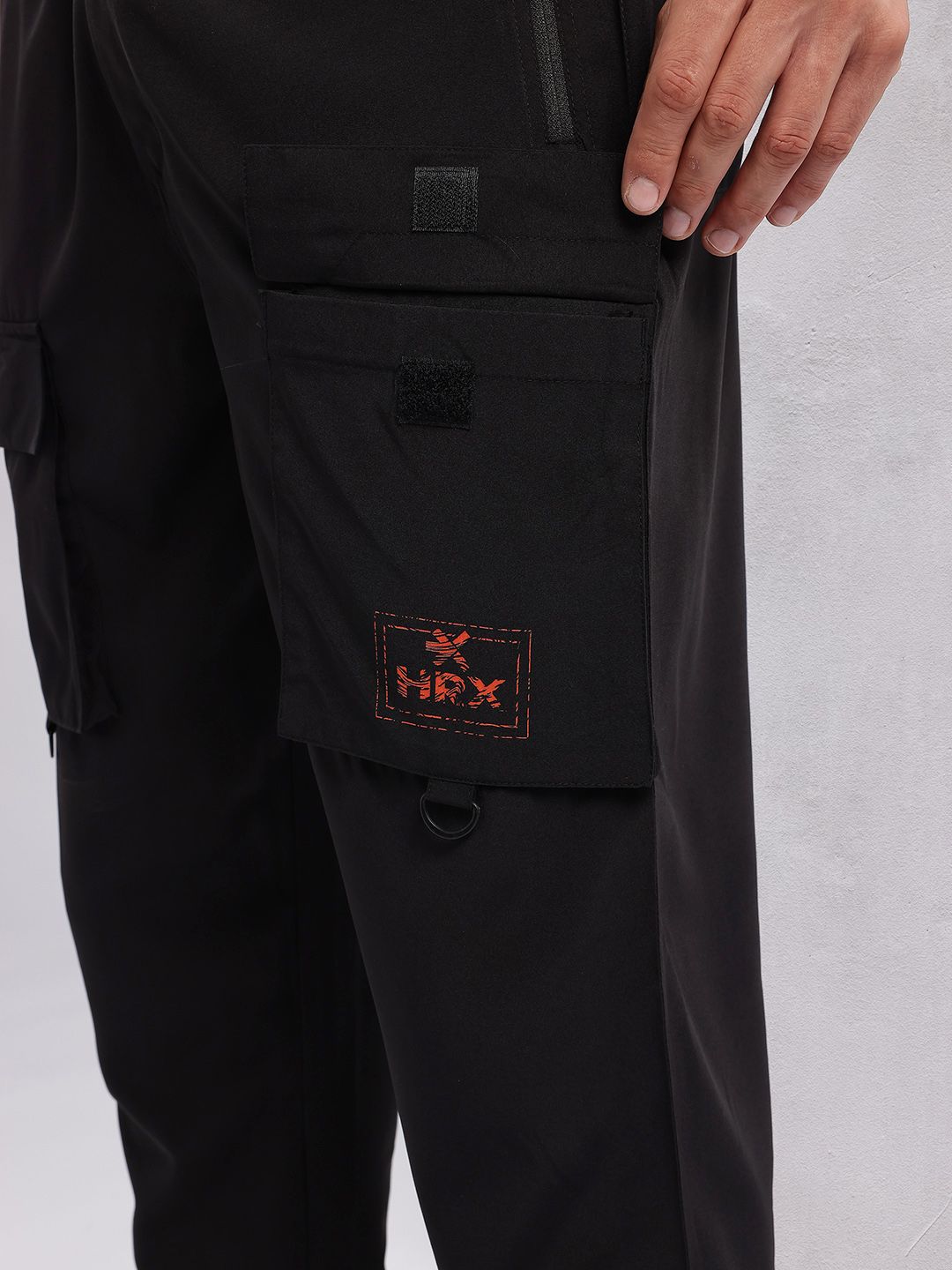 HRX by Hrithik Roshan Men Rapid-Dry Cargo-Style Training Joggers